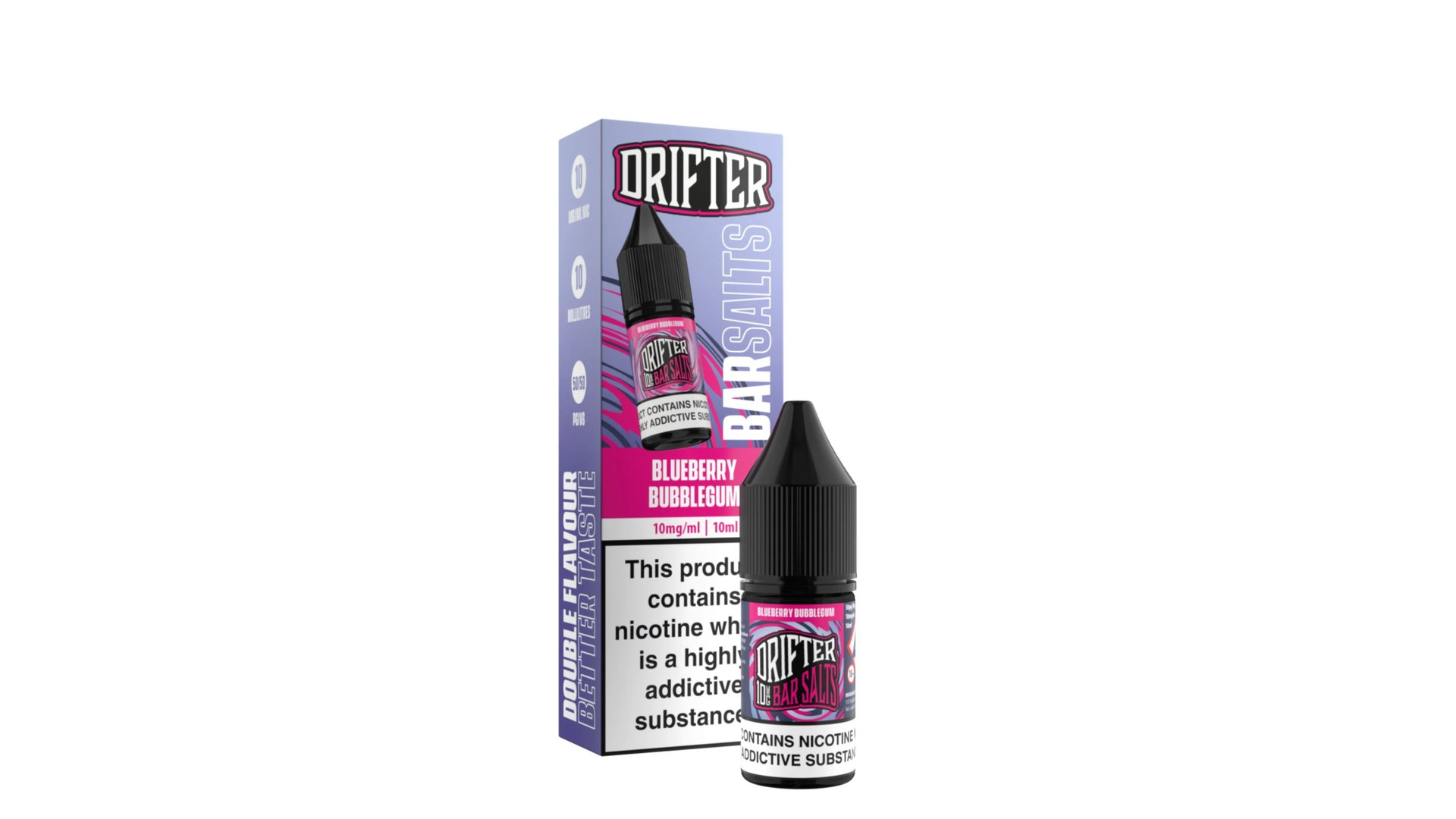 Drifter Bar Juice Blueberry Bubblegum Ice 10ml Drifter Bar Juice Blueberry Bubblegum Ice 10ml