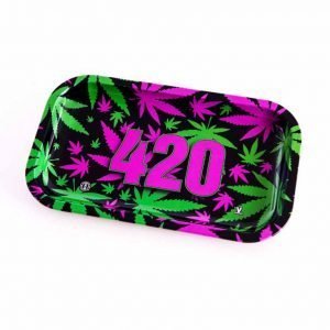 Small Vibrant 420 Metal Rolling Tray