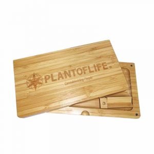 Bamboo Rolling Tray Large - Plant of Life