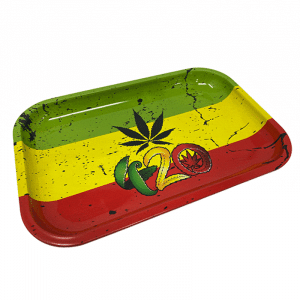 420 Rasta Metal Rolling Tray Small