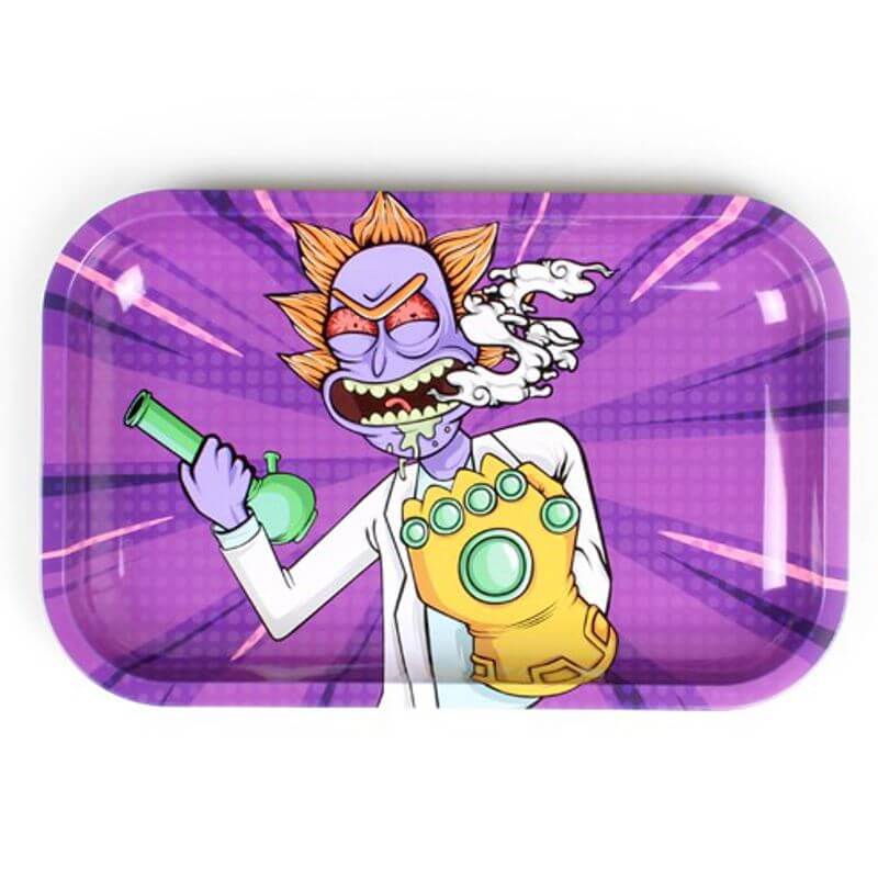 Rick & Morty Infinity Stones Metal Rolling Tray — Rolling Buddy