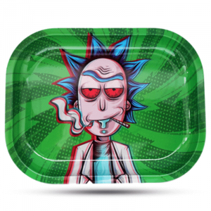 420 Rasta Metal Rolling Tray Small 420 Rasta Metal Rolling Tray Small