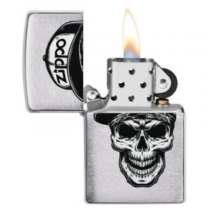 Zippo - Skull in Cap
