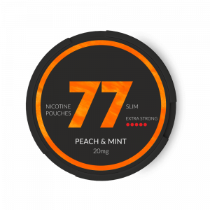 77 Nicotine Pouches Peach Mint 20 mg