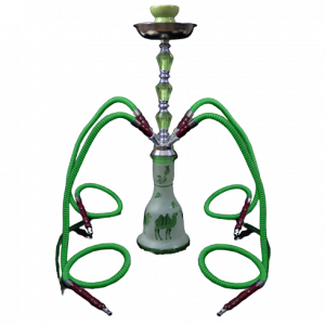 54 cm high shisha with 4 hoses