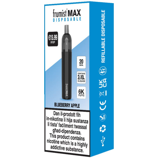 Frumist MAX Blueberry Pomegranate - 6000 Puffs
