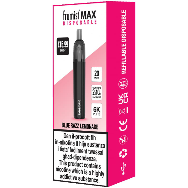 Frumist MAX Blueberry Pomegranate - 6000 Puffs
