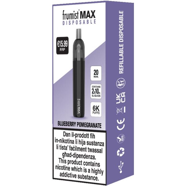Frumist MAX Kiwi Passion Guava - 6000 Puffs