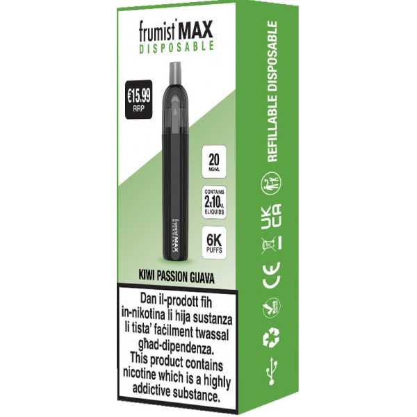 Frumist MAX Kiwi Passion Guava - 6000 Puffs