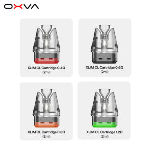 Oxva Xlim CL Pods - Pack of 3 (Pods for Oxva Xlim Go) Oxva Xlim CL Pods - Pack of 3 (Pods for Oxva Xlim Go)