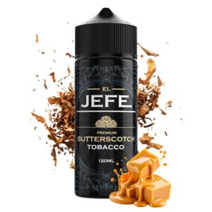 El Jefe Salts 120 ml Butterscotch Tobacco El Jefe Salts 120 ml Butterscotch Tobacco