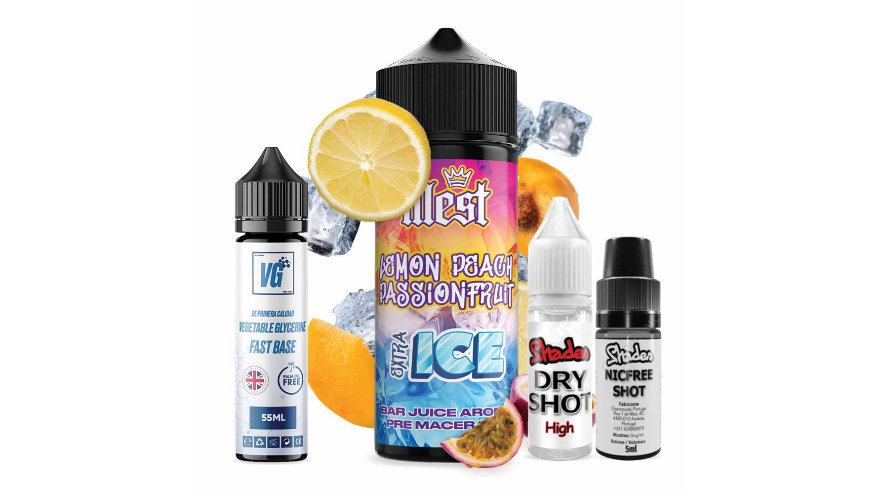 Illest XTRA Ice Salts 120 ml Lemon Peach Passion Fruit Ice Illest XTRA Ice Salts 120 ml Lemon Peach Passion Fruit Ice