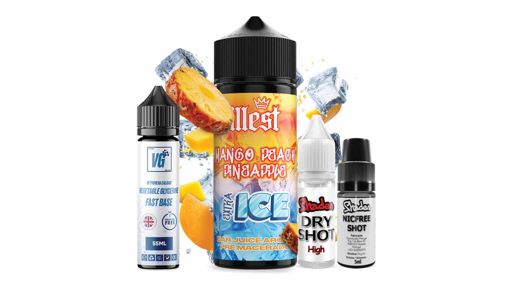 Illest XTRA Ice Salts 120 ml Mango Peach Pineapple Ice Illest XTRA Ice Salts 120 ml Mango Peach Pineapple Ice