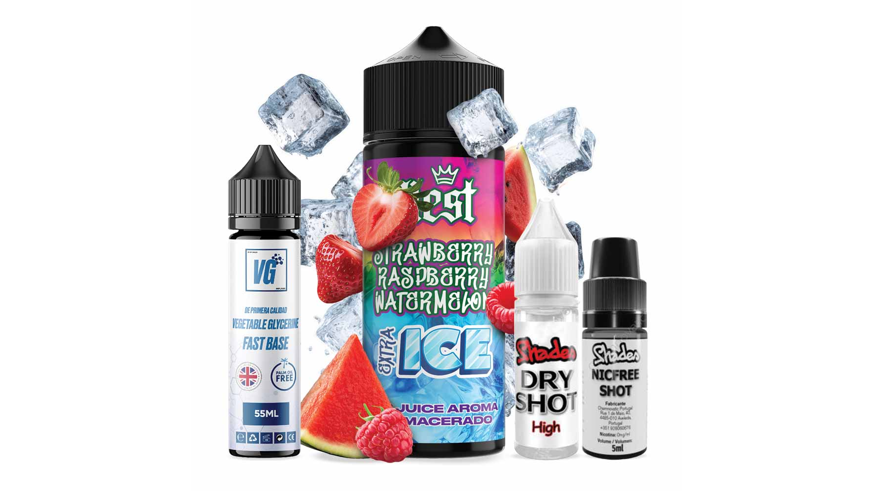 Illest XTRA Ice Salts 120 ml Strawberry Raspberry Watermelon Ice Illest XTRA Ice Salts 120 ml Strawberry Raspberry Watermelon Ice