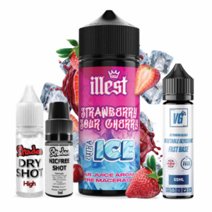 Illest XTRA Ice Salts 120 ml Strawberry Sour Cherry Ice Illest XTRA Ice Salts 120 ml Strawberry Sour Cherry Ice