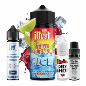 Illest XTRA Ice Salts 120 ml Triple Cherry Lime Ice Illest XTRA Ice Salts 120 ml Triple Cherry Lime Ice