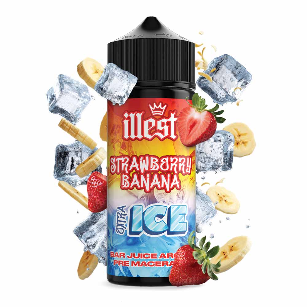 Illest XTRA Ice Salts 120 ml Strawberry Banana Ice Illest XTRA Ice Salts 120 ml Strawberry Banana Ice