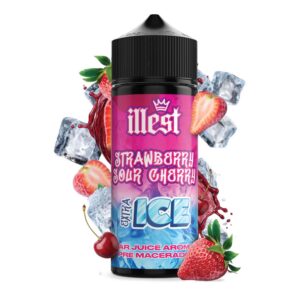 Illest XTRA Ice Salts 120 ml Strawberry Sour Cherry Ice Illest XTRA Ice Salts 120 ml Strawberry Sour Cherry Ice