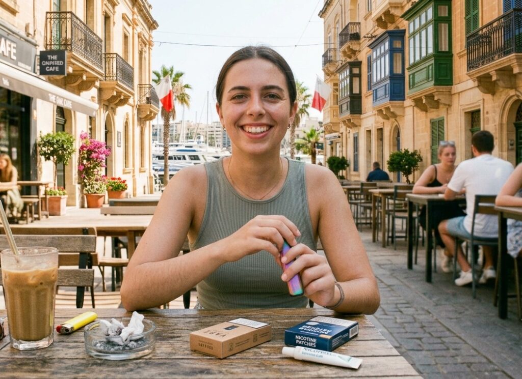girl malta quit smoking start vaping